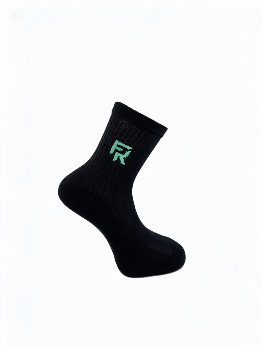 Black/Mint Crew