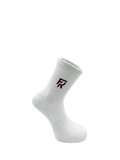 White/Maroon Crew