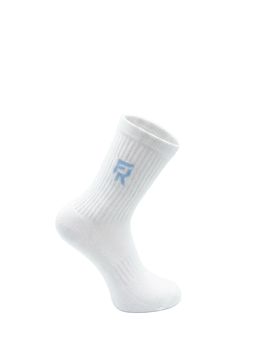 White/Powder Blue Crew